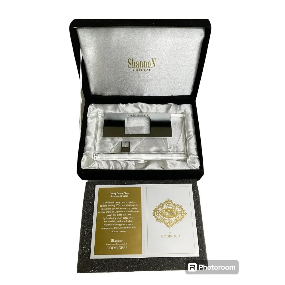 Perpetual Calendar‎ Shannon Crystal Godinger  New In Box Bohemian